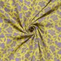 Preview: Musselin - Kanta Flowers - gelb/flieder