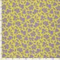 Preview: Musselin - Kanta Flowers - gelb/flieder