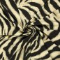 Preview: Viskosejersey - Lyn Zebra - beige/schwarz