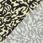 Preview: Viskosejersey - Ink Motion - black/light beige