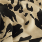 Preview: Viskose Satin - matt - Erland - sand/black