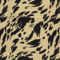 Preview: Viskose Satin - matt - Erland - sand/black