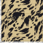 Preview: Viskose Satin - matt - Erland - sand/black