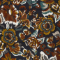Preview: Viskose Crepe - Mirja Flowers - navy