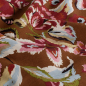 Preview: Viskose Crepe - Mirja Flowers - brown