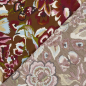 Preview: Viskose Crepe - Mirja Flowers - brown