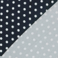 Preview: Viskosejersey - Espe Dots - navy/white