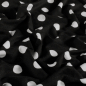 Preview: Viskosejersey - Espe Dots - black/white