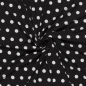 Preview: Viskosejersey - Espe Dots - black/white