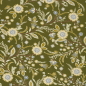 Preview: Viskosejersey - Evie Flowers - olive