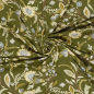 Preview: Viskosejersey - Evie Flowers - olive