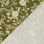 Preview: Viskosejersey - Evie Flowers - olive