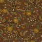 Preview: Viskosejersey - Evie Flowers - brown