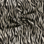 Preview: Viskose Crepe - Taina Zebra - black/sand