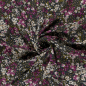 Preview: Viskose - Milda Flowers - magenta/navy