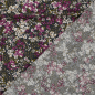 Preview: Viskose - Milda Flowers - magenta/navy