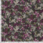 Preview: Viskose - Milda Flowers - magenta/navy