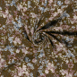 Preview: Viskose - Milda Flowers - light blue/brown