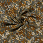 Preview: Viskose - Milda Flowers - rust/oliv