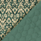 Preview: Samtstepper - Tino Ornament - petrol