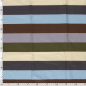 Preview: French Terry - Pablo Streifen - sand/schwarz/hellblau/braun