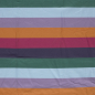 Preview: French Terry - Pablo Streifen - flieder/orange/fuchsia/lila