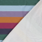 Preview: French Terry - Pablo Streifen - flieder/orange/fuchsia/lila