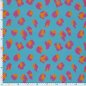 Preview: Jersey - Leo - türkis/fuchsia/orange - by Fräulein von Julie