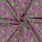Preview: Jersey - Leo - lila/grün/fuchsia - by Fräulein von Julie