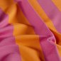 Preview: French Terry - Blockstreifen - orange/fuchsia - by Fräulein von Julie