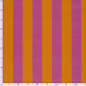 Preview: RESTSTÜCK 0,40m !!! - French Terry - Blockstreifen - orange/fuchsia - by Fräulein von Julie