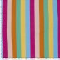 Preview: French Terry - Regenbogenstreifen - orange/fuchsia/grün - by Fräulein von Julie