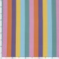 Preview: French Terry - Regenbogenstreifen - mint/gelb/lila - by Fräulein von Julie