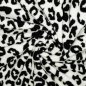 Preview: Mantelstoff - Curly Lamb - Raiko Leo - white/black
