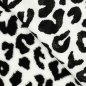 Preview: Mantelstoff - Curly Lamb - Raiko Leo - white/black