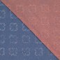Preview: Broken Denim - Rustic Bloom - dark blue/rost