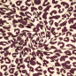 Preview: RESTSTÜCK 0,70m !!! - Bio Sweat - brushed - Jona Leo - plum