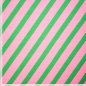Preview: French Terry - Noa Stripes - grün/rosa