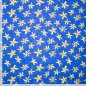 Preview: Doubleface Musselin/Baumwollstepper - Candid - blau/gelb