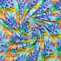 Preview: Baumwoll Popeline - Jungel - hellblau/gelb/blau - by Karina + Kind