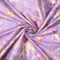 Preview: Jacquard gewebt - Prisca - mit metallic Effekt - flieder/lila/gold