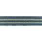 Preview: Gummiband - Streifen - Lurex gold - jeans - 4cm