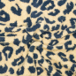 Preview: Mantelstoff - Curly Lamb - Raiko Leo - sand/blaugrau