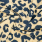 Preview: Mantelstoff - Curly Lamb - Raiko Leo - sand/blaugrau