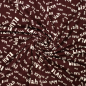 Preview: Sweat - brushed - BLAH BLAH - bordeaux
