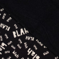 Preview: Sweat - brushed - BLAH BLAH - schwarz