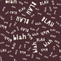 Preview: Sweat - brushed - BLAH BLAH - bordeaux