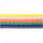 Preview: Gurtband - 40mm - gestreift Rainbow - Rico Design