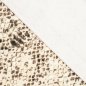 Preview: Baumwoll Stretch - Snake - Animalprint - brown/ecru