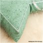 Preview: RESTSTÜCK 0,70m !!! - Baumwolle - Streifen - grün metallic - Nostalgic Christmas - Rico Design